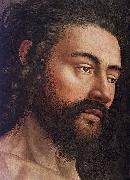 EYCK, Jan van The Ghent Altarpiece: Adam (detail Spain oil painting artist
